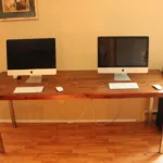 bureau en bois massif