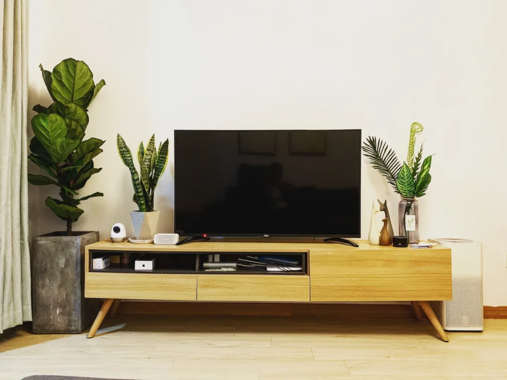 meuble télévision bois massif