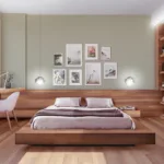 lit en bois massif