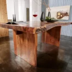 table bois massif accacia massivmobel